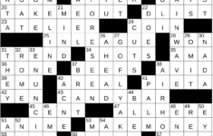 0706-23 Ny Times Crossword 6 Jul 23, Thursday - Nyxcrossword for Christmas Pudding Ingredient Crossword