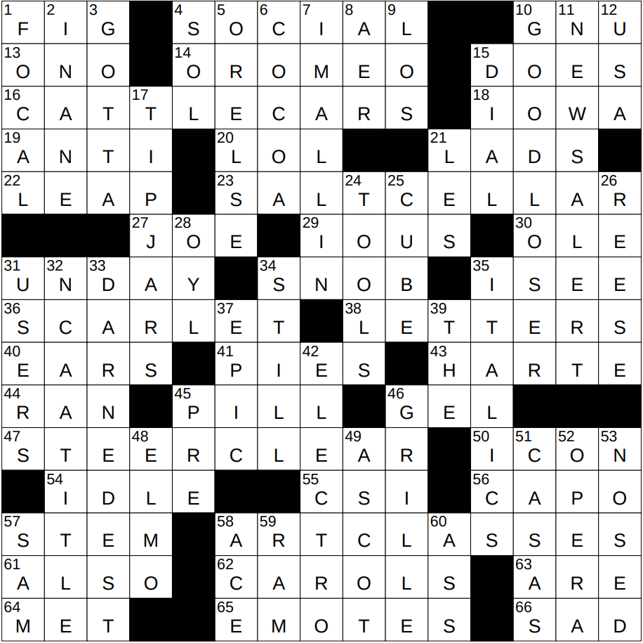 0724-23 Ny Times Crossword 24 Jul 23, Monday - Nyxcrossword regarding Christmas Carol Composer John Crossword