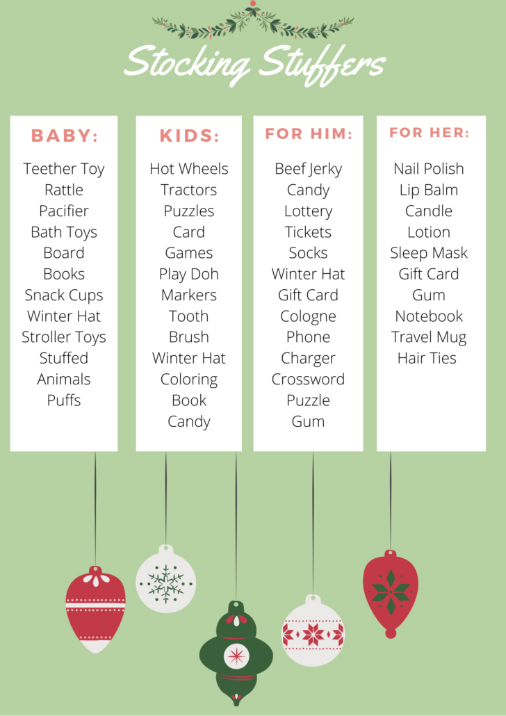 Christmas Stocking Stuffer Crossword