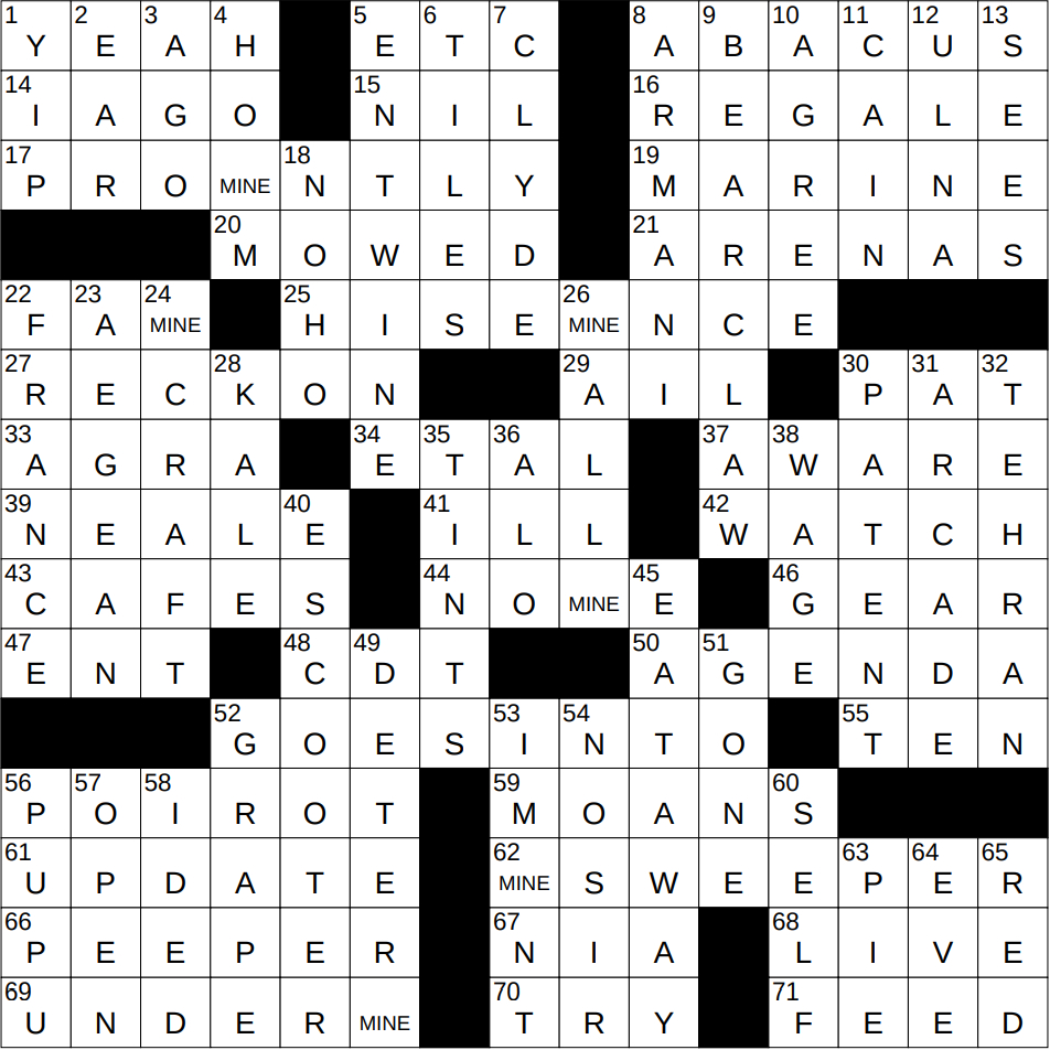 1002 25 ny times crossword 2 oct 25 thursday nyxcrossword in christmas story villain nyt crossword 1002-25 Ny Times Crossword 2 Oct 25, Thursday - Nyxcrossword in Christmas Story Villain Nyt Crossword
