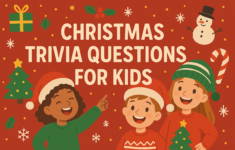 120+ Fun Christmas Trivia Questions For Kids And Families With with Yule Blank Christmas Dessert Crossword