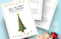5 How The Grinch Stole Christmas Crossword Puzzles Free – Once pertaining to The Science of Christmas Crossword