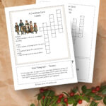 A Christmas Carol Crossword Puzzles (Free To Print)   Once Upon A In Popular Christmas Carol Crossword