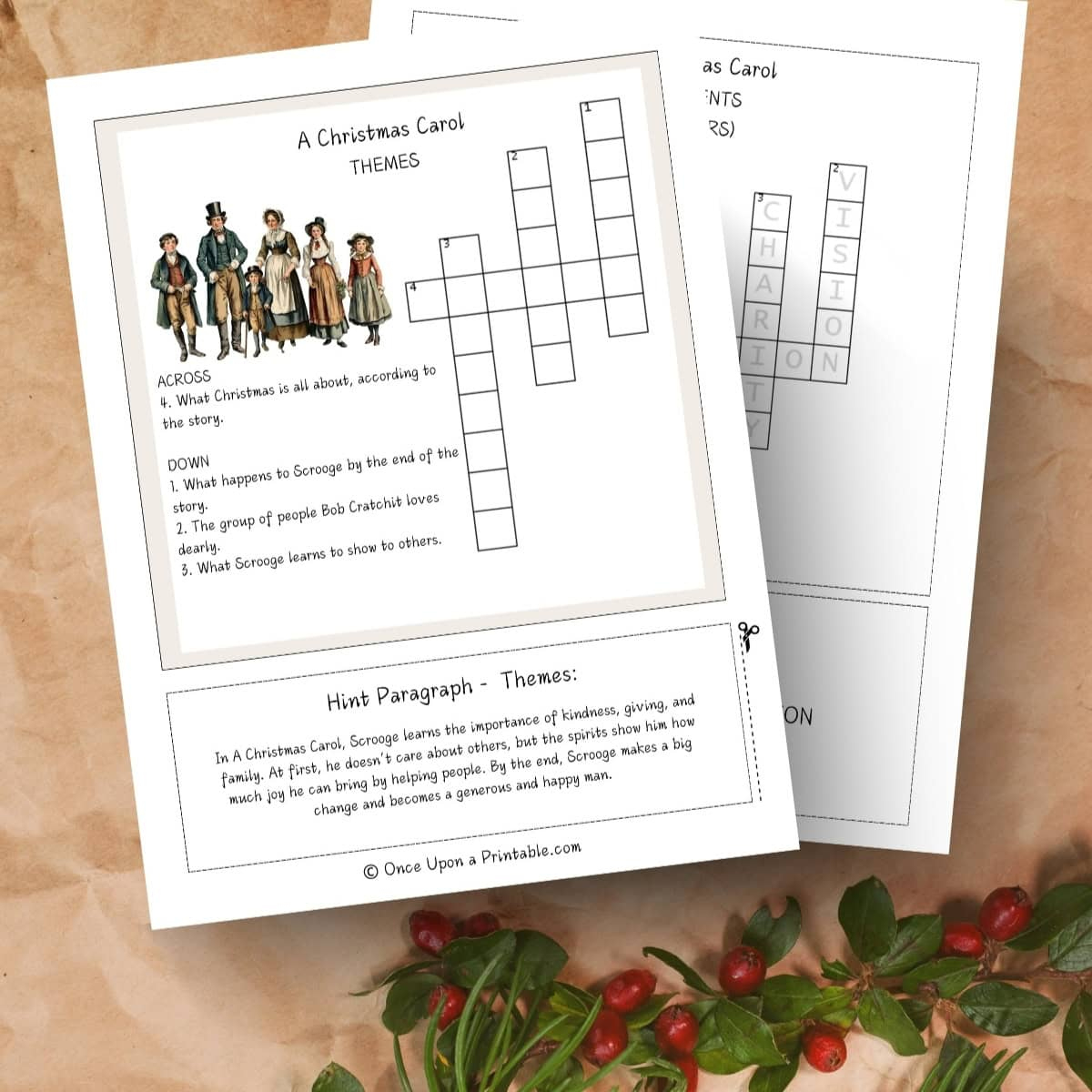 a christmas carol crossword puzzles free to print once upon a intended for part of a beloved christmas poem crossword A Christmas Carol Crossword Puzzles (Free To Print) - Once Upon A intended for Part Of A Beloved Christmas Poem Crossword