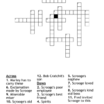 A Christmas Carol Crossword   Wordmint With A Christmas Carol Crossword Printable