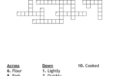 Adjectives To Describe Food Crossword - Wordmint intended for Christmas In France Crossword