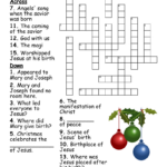 Advent/Christmas Crossword   Wordmint Regarding Printable Christian Christmas Crossword Puzzle