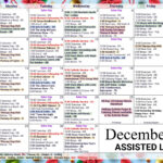 Assisted Living Calendar — Assisted Living At The Inn At Bear Trail In 12 Days Of Christmas Musician Crossword