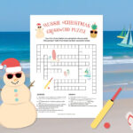 Aussie Christmas Crossword Puzzle, Australian Christmas Party With Regard To Post Christmas Event Crossword Clue