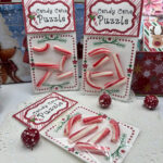 Candy Cane Puzzle   Etsy Canada Intended For Some Gag Christmas Gifts Crossword Clue