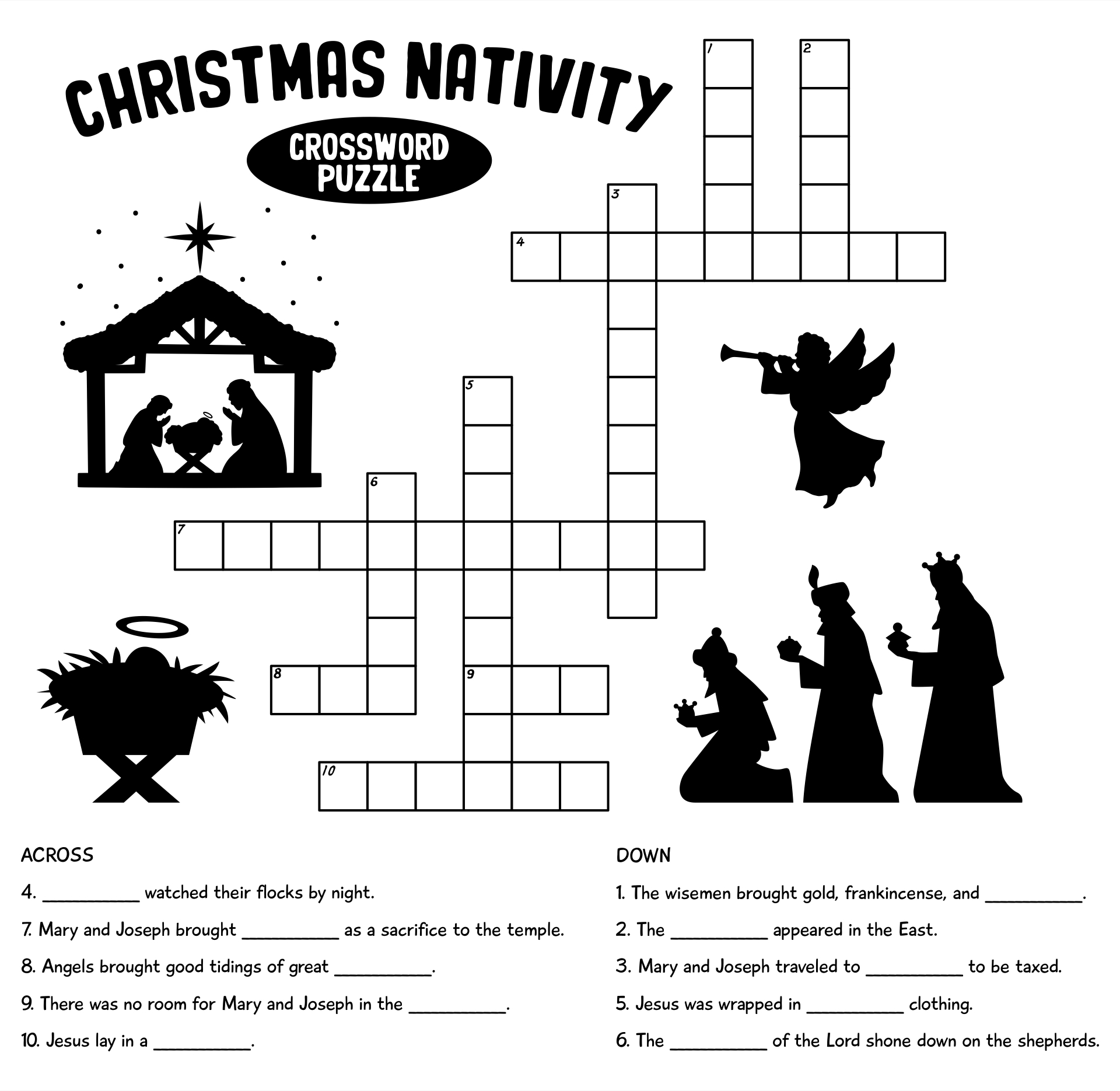christian crossword puzzles 10 free pdf printables printablee throughout religious christmas crossword puzzle to print Christian Crossword Puzzles - 10 Free Pdf Printables | Printablee throughout Religious Christmas Crossword Puzzle to Print