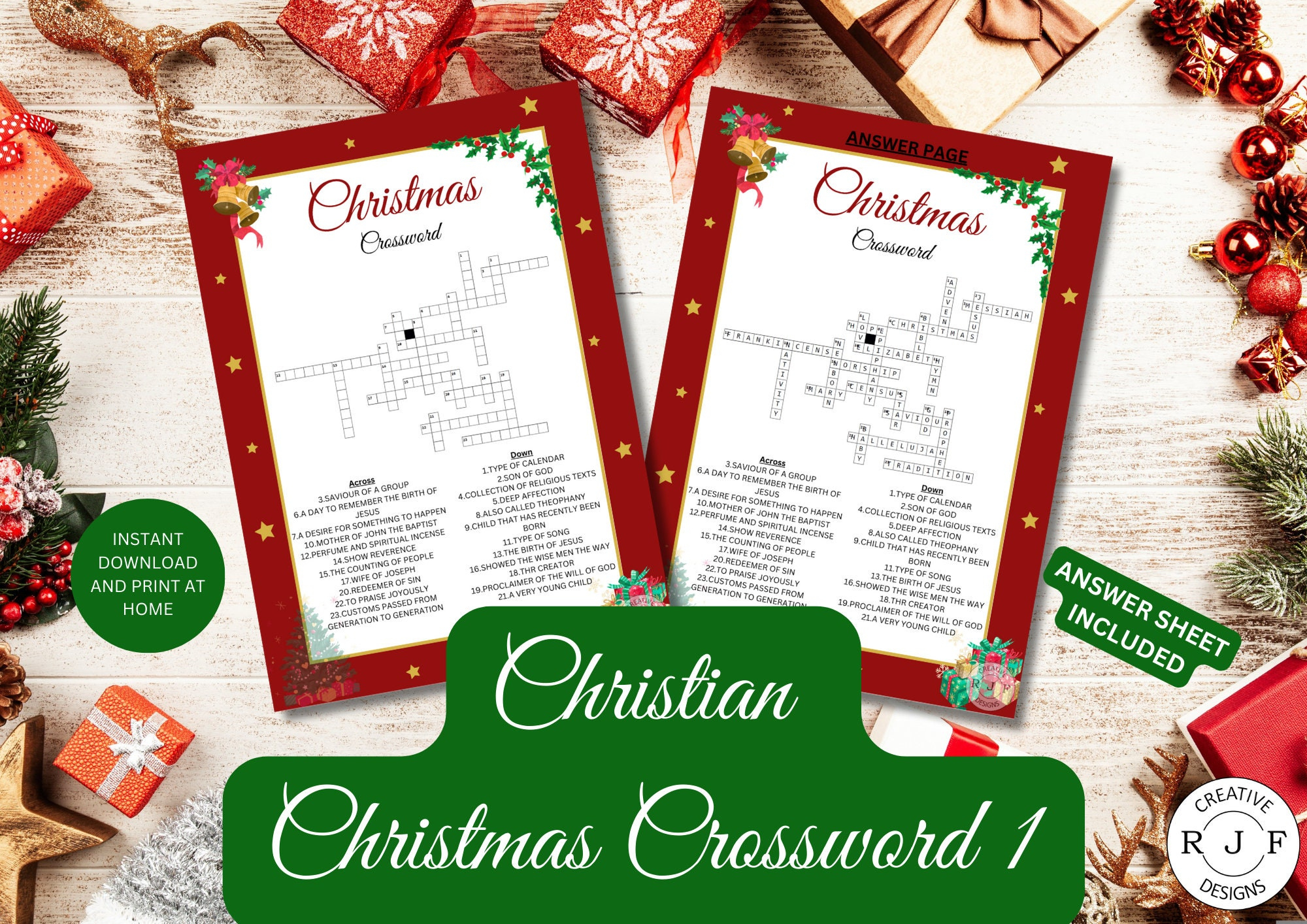 Christliches Weihnachtskreuzworträtsel 1. Sofort Download. Druckbares  Kreuzworträtsel Weihnachten. Biblisches Wortspiel. Weihnachtspuzzle.  Christliche Wortspiel. pertaining to Group On The 11Th Day Of Christmas Crossword