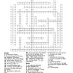 Christmas And New Year Crossword   Wordmint Within Christmas Crossword Puzzle With Word Bank