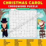 Christmas Carol Crossword Puzzles With Answer Keys   Riddles Now Within Christmas Carol Start Crossword