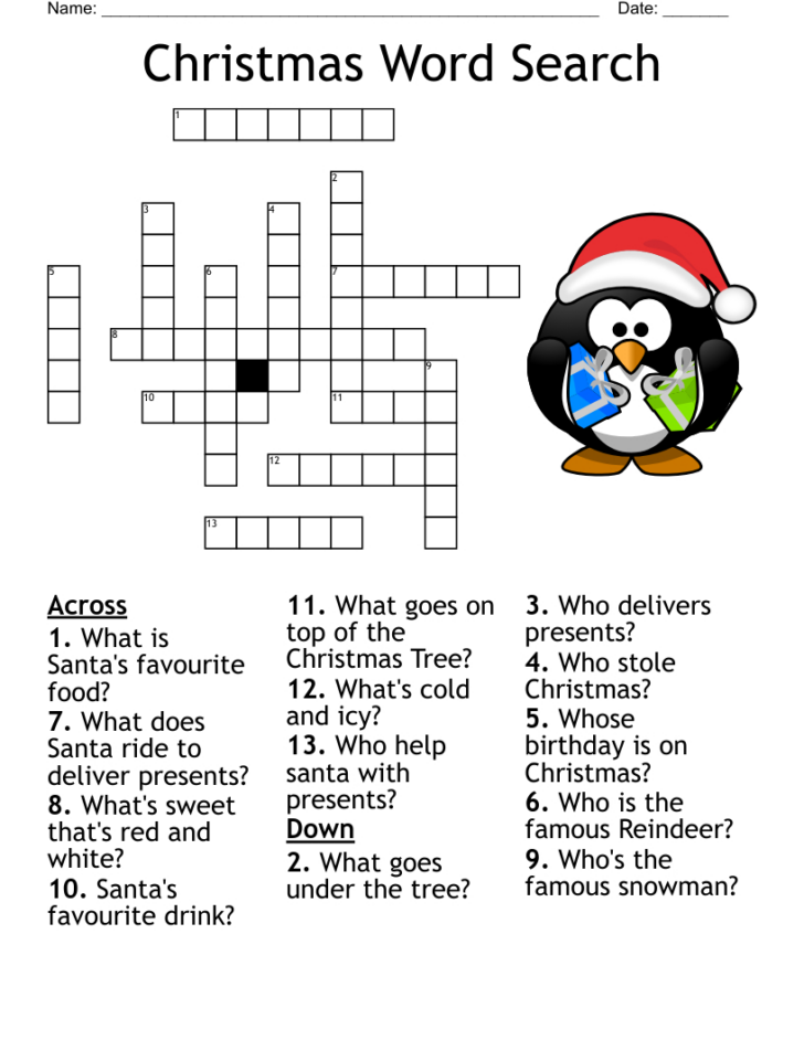He Hates Christmas Crossword Clue