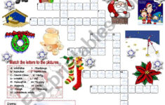Christmas Crossword (05.12.2008) - Esl Worksheetemila with regard to Christmas Crossword Puzzle Worksheet Answers