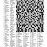 Christmas Crossword 40 X 65   Large (Kf) With Regard To Large Print Christmas Crossword Puzzle