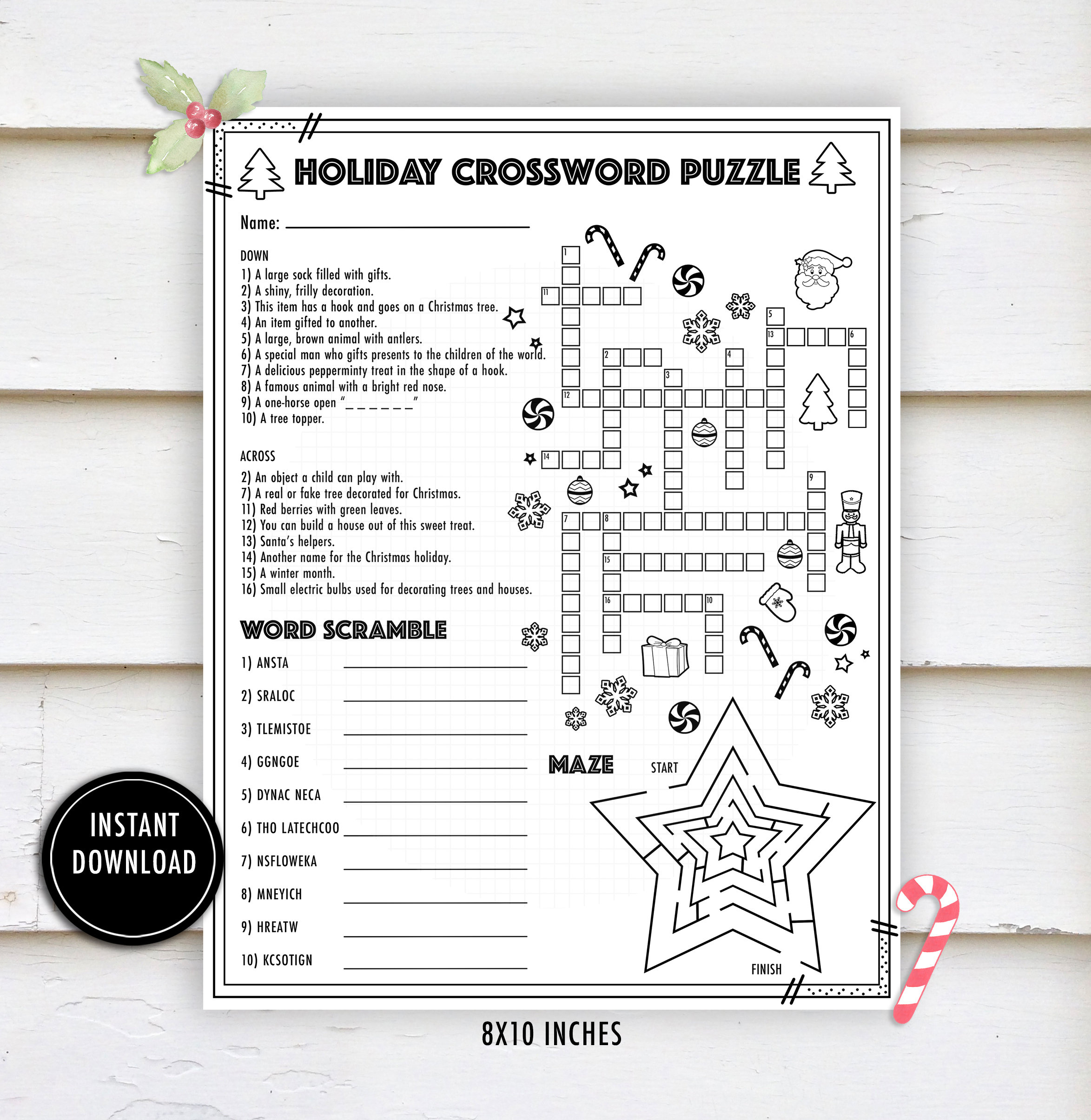 christmas crossword activity puzzle christmas worksheets winter throughout christmas song line from an artist crossword Christmas Crossword Activity Puzzle- "Christmas Worksheets" Winter throughout Christmas Song Line From An Artist Crossword