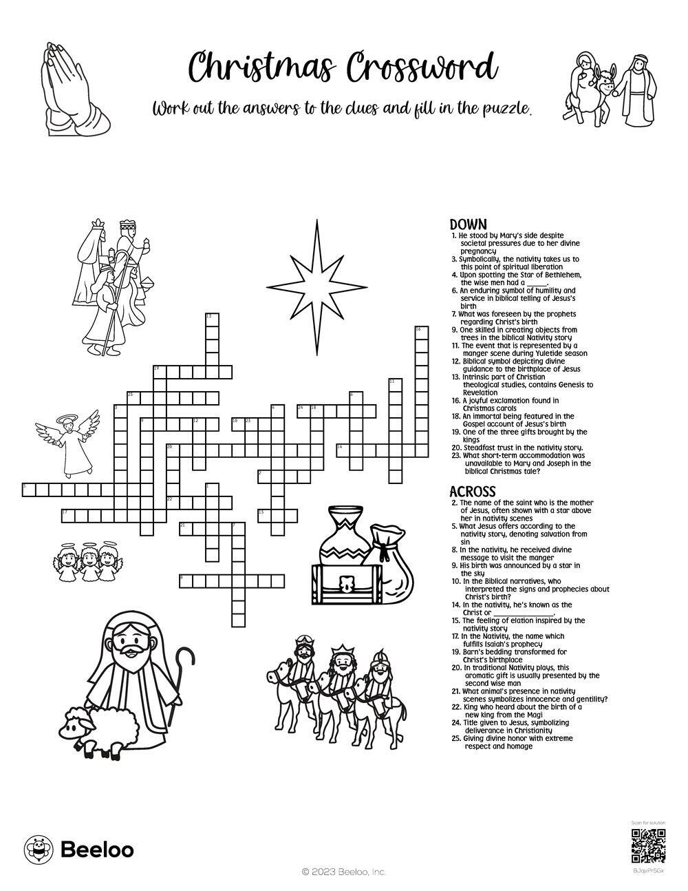 christmas crossword beeloo printable crafts and activities for kids pertaining to a christmas carol name crossword Christmas Crossword • Beeloo Printable Crafts And Activities For Kids pertaining to A Christmas Carol Name Crossword