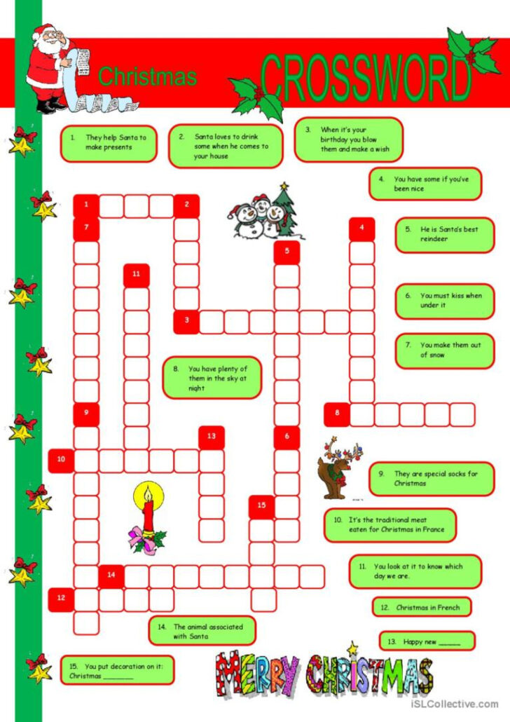Christmas in France Crossword