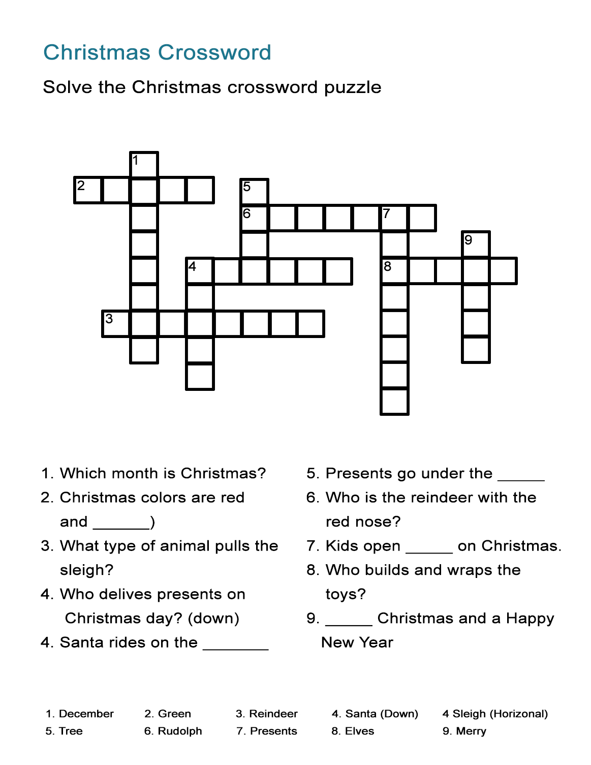 christmas crossword puzzle all esl pertaining to christmas crossword puzzle esl Christmas Crossword Puzzle - All Esl pertaining to Christmas Crossword Puzzle Esl