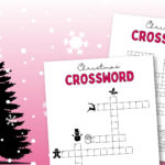 Christmas Crossword Puzzle   Cute & Free Printable | Saturdaygift Intended For Christmas Rose Crossword Clue