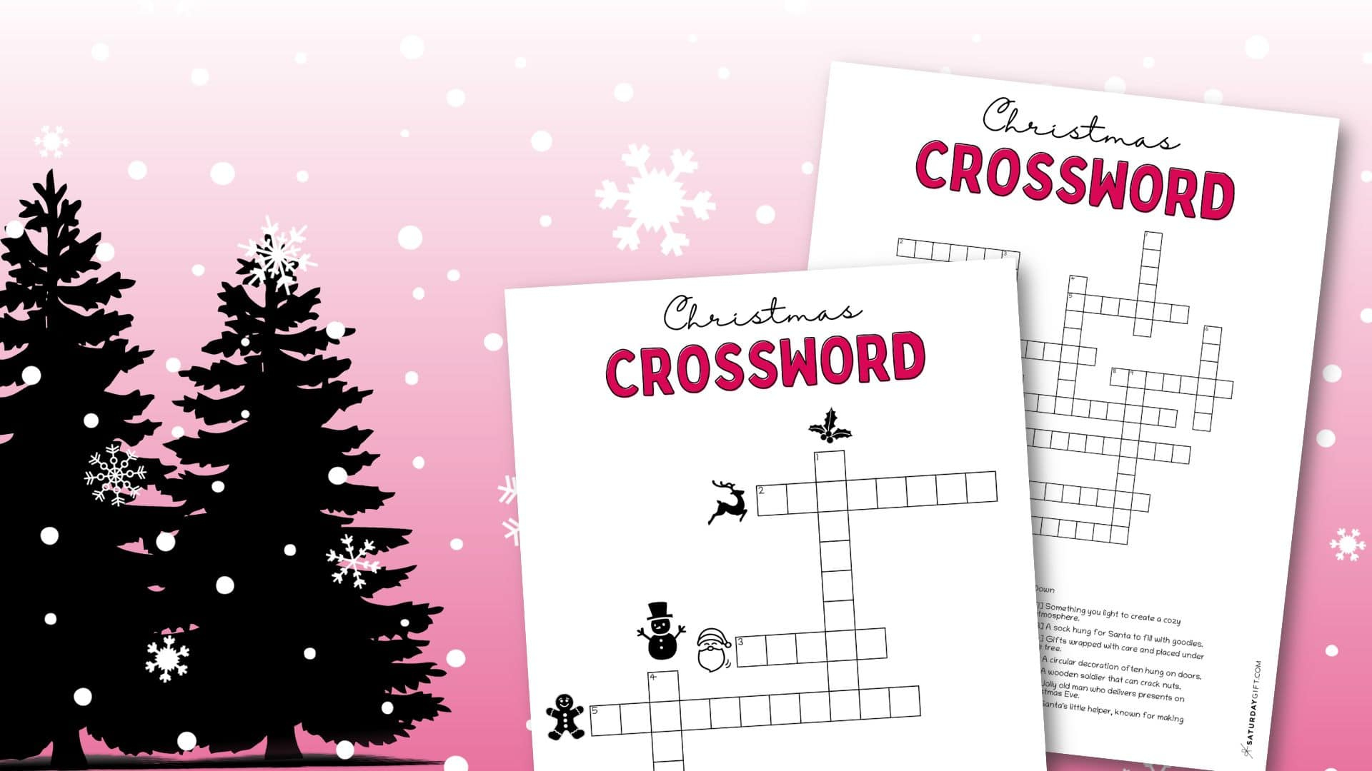 christmas crossword puzzle cute free printable saturdaygift within post christmas event crossword clue Christmas Crossword Puzzle - Cute & Free Printable | Saturdaygift within Post Christmas Event Crossword Clue