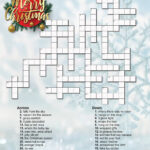 Christmas Crossword Puzzle   Etsy Australia With Regard To Crossword Puzzle For Christmas