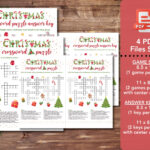 Christmas Crossword Puzzle Game Printable For Kids And Adults In It Might Get Decorated At Christmas Crossword