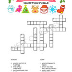 Christmas Crossword Puzzle Logo   Nest Of Posies Throughout Christmas Crossword Puzzle Kids