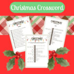 Christmas Crossword Puzzle, Party Games   Etsy Inside Christmas Entertainment Crossword Clue