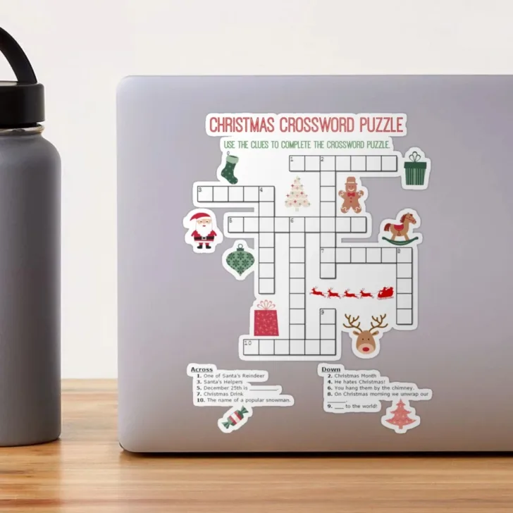 Sticker on a Christmas Present Crossword Clue Sticker on a Christmas Present Crossword Clue