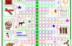 Christmas : Crossword Puzzle With A…: English Esl Worksheets Pdf & Doc pertaining to Christmas Crossword Puzzle Esl