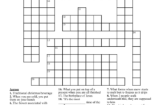 Christmas Crossword Puzzle – Wordmint regarding Free Christmas Crossword Printable