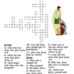 Christmas Crossword Puzzle   Wordmint With Christmas Bible Crossword Puzzle To Print