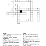 Christmas Crossword Puzzle   Wordmint With Regard To Used To Decorate A Christmas Tree Crossword