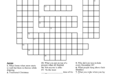 Christmas Crossword Puzzle – Wordmint within Free Printable Crossword Puzzle Christmas