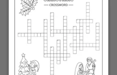 Christmas Crossword Puzzles | Free Pdf Printables throughout Christmas Dinner Centerpiece Crossword Clue