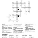 Christmas Crossword   Wordmint For Plant In Many Christmas Song Crossword