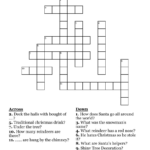 Christmas Crossword   Wordmint Inside Christmas Tree Choice Crossword Clue