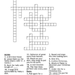 Christmas Crossword   Wordmint Within Christmas Bird Crossword Clue