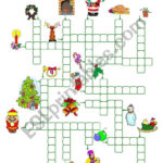 Christmas Crosswords (13.11.09)   Esl Worksheetmanuelanunes3 Regarding Christmas Crosswords For Adults With Answers