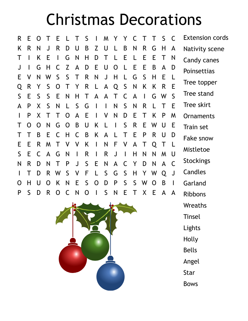Christmas Crosswrd Crossword - Wordmint with Christmas Topper Crossword Clue