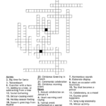 Christmas Festivities Crossword   Wordmint For After Christmas Event Crossword