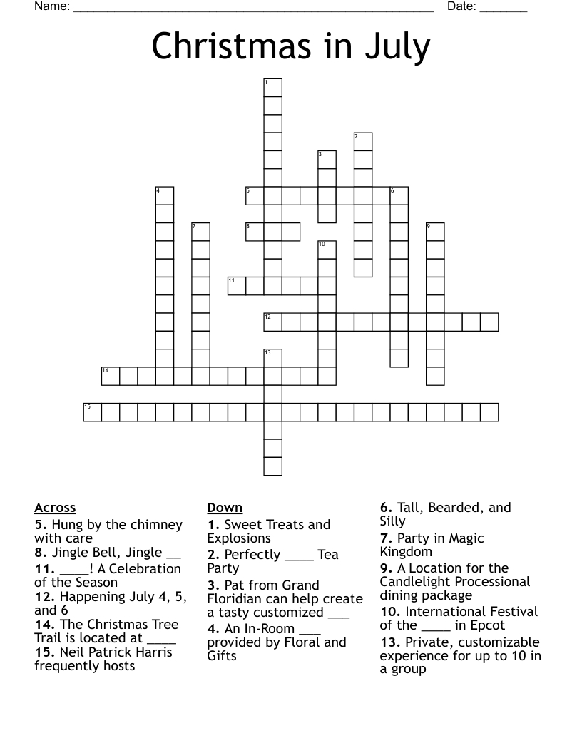 christmas in july crossword wordmint within christmas in july crossword Christmas In July Crossword - Wordmint within Christmas In July Crossword