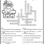 Christmas Joy Crossword Puzzle To Print   Puzzlesandplans Pertaining To Christmas At The White House Crossword Answer Key