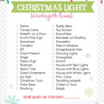 Christmas Light Scavenger Hunt With Regard To Bulbs In Many Christmas Lights Crossword