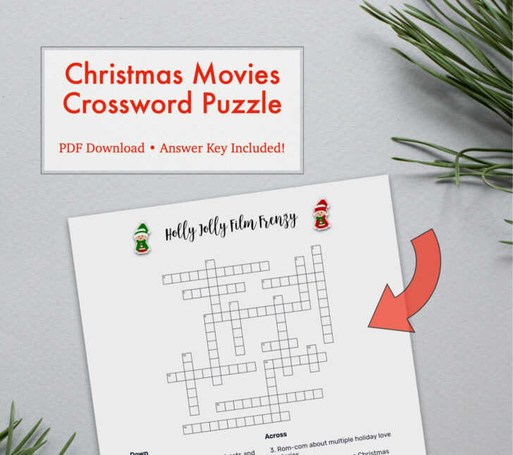 Christmas Movies Crossword Puzzle Christmas Movies Crossword Puzzle