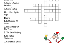 Christmas Movies And Characters Crossword – Wordmint in He Hates Christmas Crossword