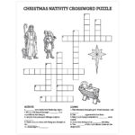 Christmas Nativity Crossword Puzzle   Printable Regarding Christmas Nativity Crossword Puzzle